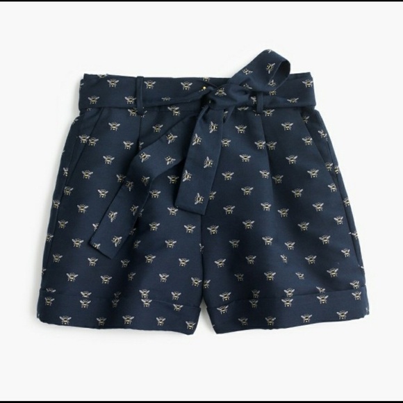 J. Crew Pants - J Crew Tie waist with 🐝 bees S8